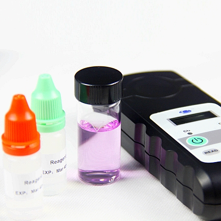 Q-CL501 Portable colorimeter for Free Chlorine, Chlorine Dioxide ( 5-para)